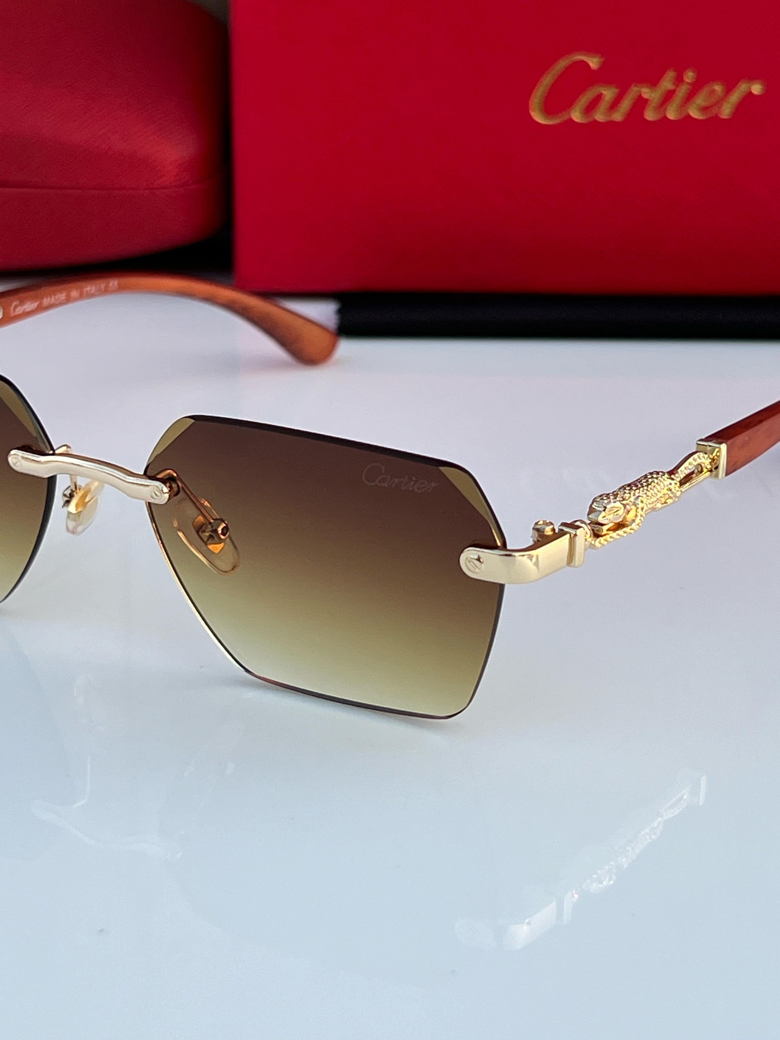 Ca_rtier 3078 gold brown A