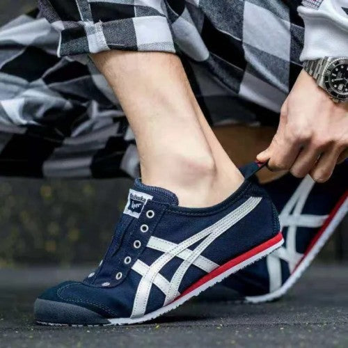Onitsuka Tiger Slipon Navy Blue White fix