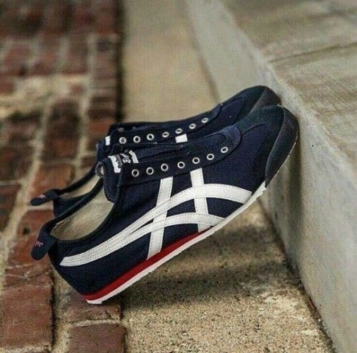 Onitsuka Tiger Slipon Navy Blue White fix