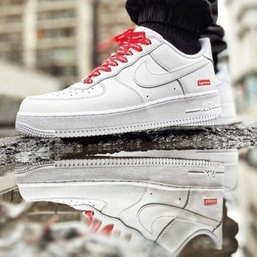 Nikee airforce 1 low SUPREME WHITE