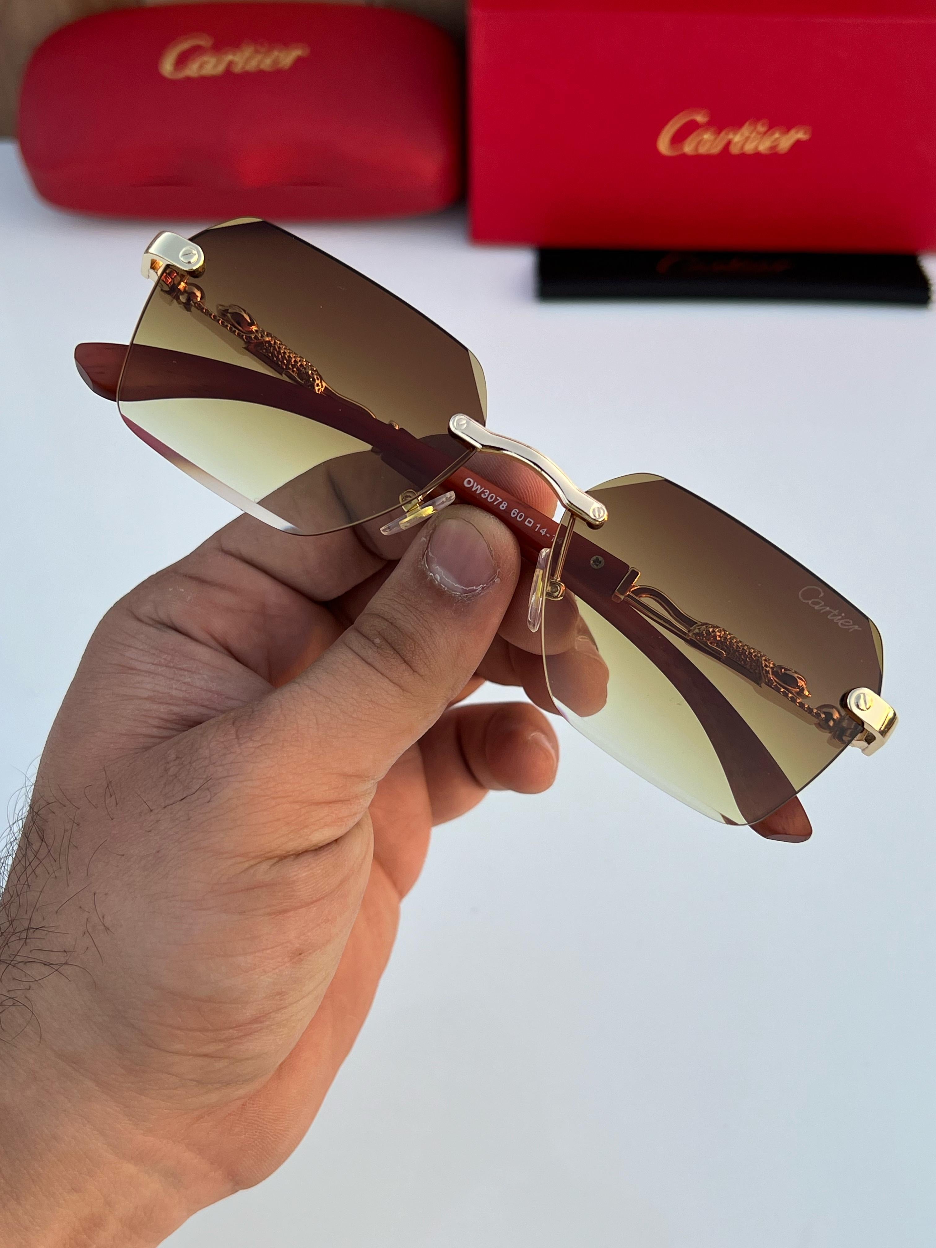 Ca_rtier 3078 gold brown A