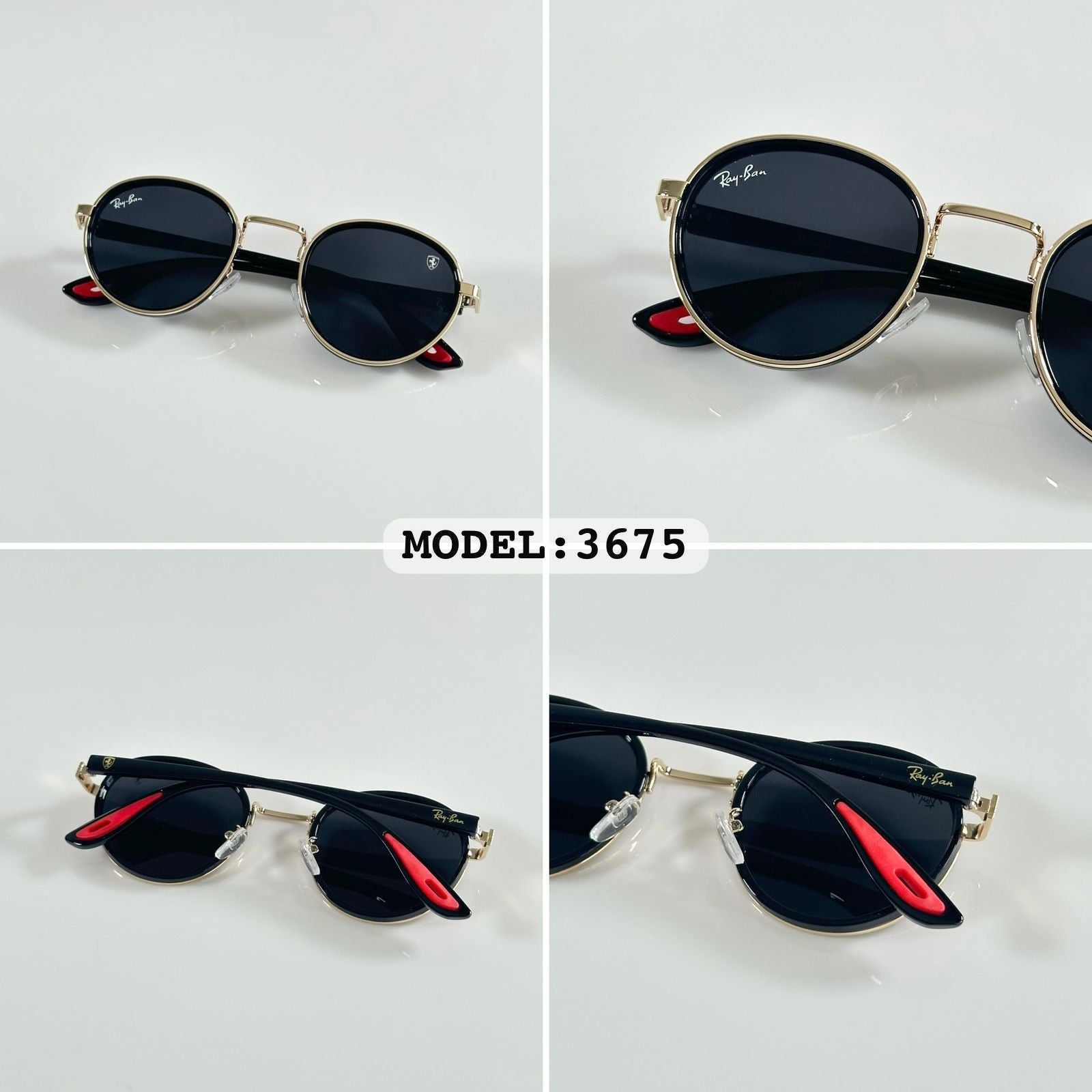 RA-y  3675 GOLD BLACK 02